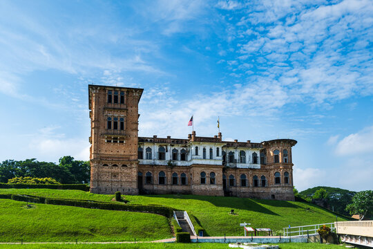 Ipoh, Malaysia - June 28, 2026: Kellie's Castle, abandoned colonial mansion on hilltop, Ipoh, Perak, Malaysia.