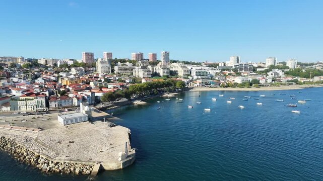 Foz do Rio Douro Porto Drone Aerial Video Boats