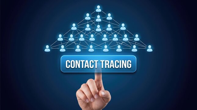 Digital contact tracing network with interconnected profiles