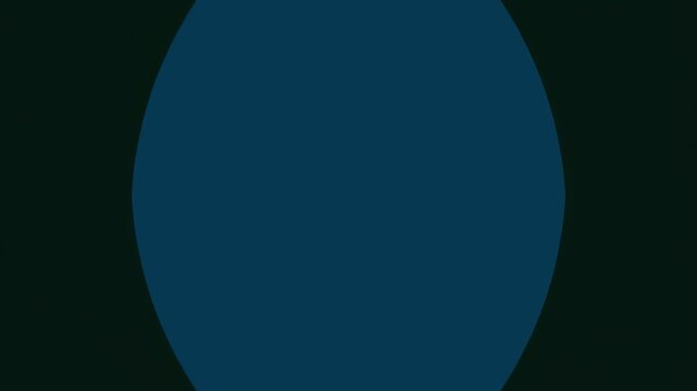 Abstract dark blue oval shape on black background