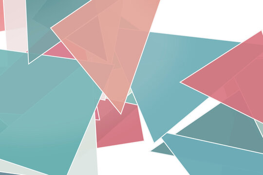 Layered pastel polygon shards create a calming abstract composition, offering a crisp, modern backdrop for social graphics, ebooks, and advertisements.