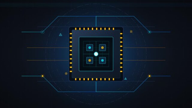 Exploring a Digital Microchip in Circuitry for Video.