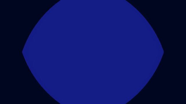 Abstract geometric blue circle on dark background design