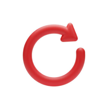 Red refresh reload arrow