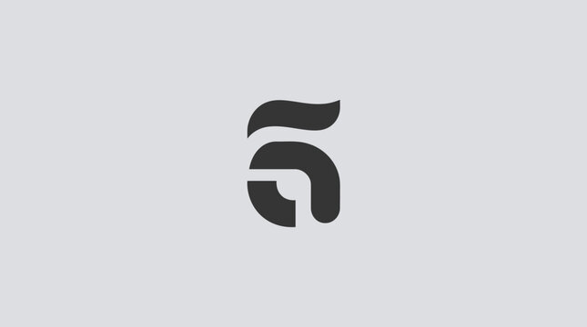 Stylized black letter F and number 5 logo