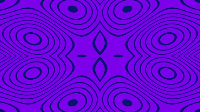Abstract purple pattern with concentric circles and symmetrical design