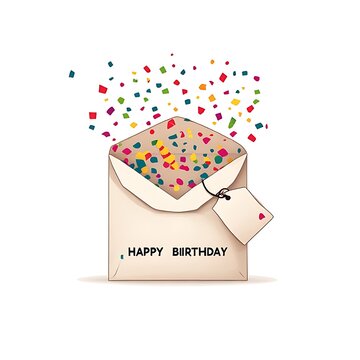 birthday card or birthday theme