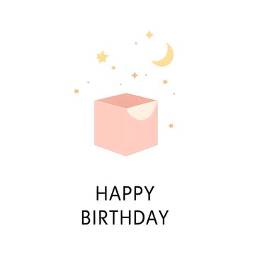 birthday card or birthday theme