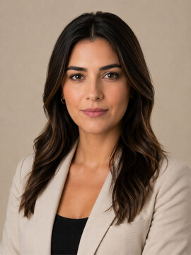 Confident Professional Woman in Blazer Isolated on Transparent Background