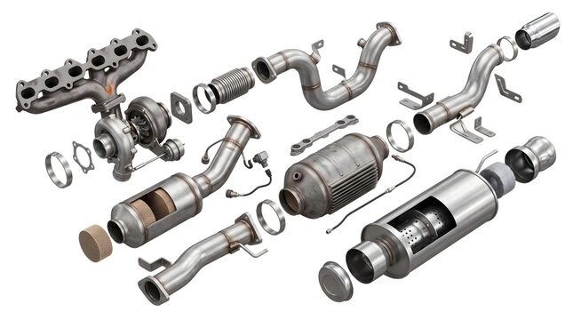 Heavy Duty Diesel Exhaust System for Construction and Mining Machinery