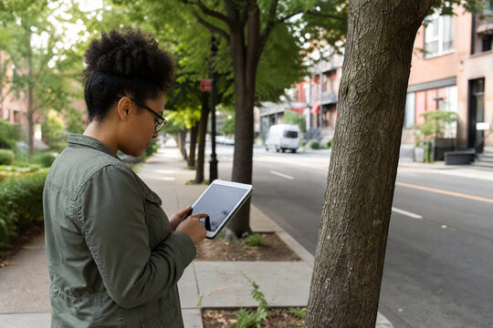Mapping Urban Canopy With Field Tablet