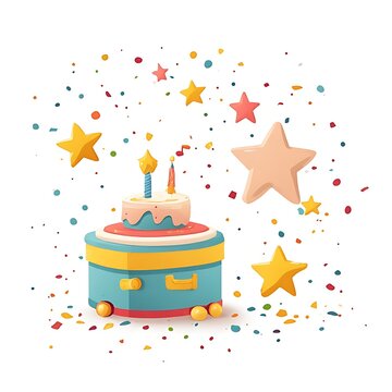 birthday card or birthday theme