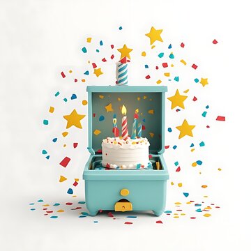 birthday card or birthday theme