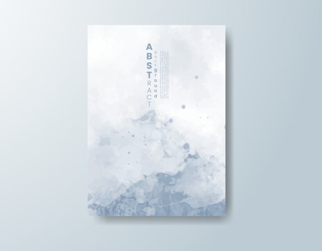 Modern collection of watercolor cards featuring colorful painted textures for postcards, invitations, announcements, and stationery.