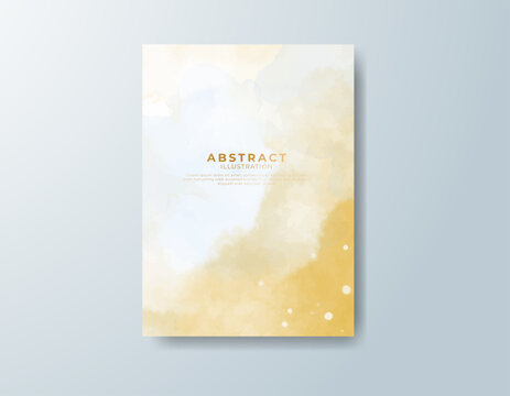 Modern collection of watercolor cards featuring colorful painted textures for postcards, invitations, announcements, and stationery.