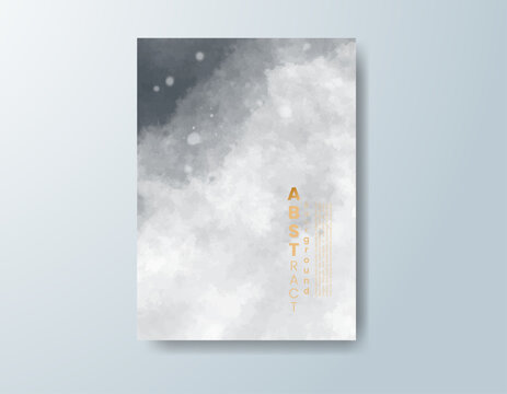 Modern collection of watercolor cards featuring colorful painted textures for postcards, invitations, announcements, and stationery.