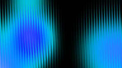 Fototapeta premium Abstract blue vertical lines background with gradient light effect