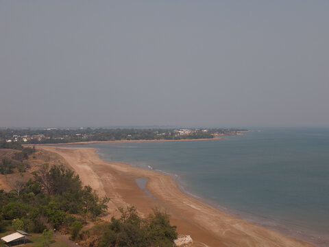 Drone view of Rapid Creek & Nightcliff from Dripstone Cliffs, darwin