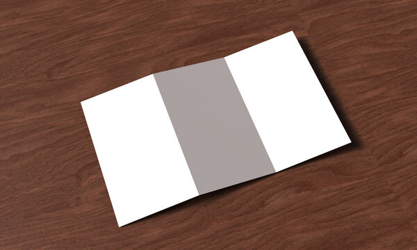 Leaflet white isolated color mockup empty blank paper business page leaflet document template cover catalog stationary sheet mag mockup print mockup leaflet booklet presentation card banner mockup art