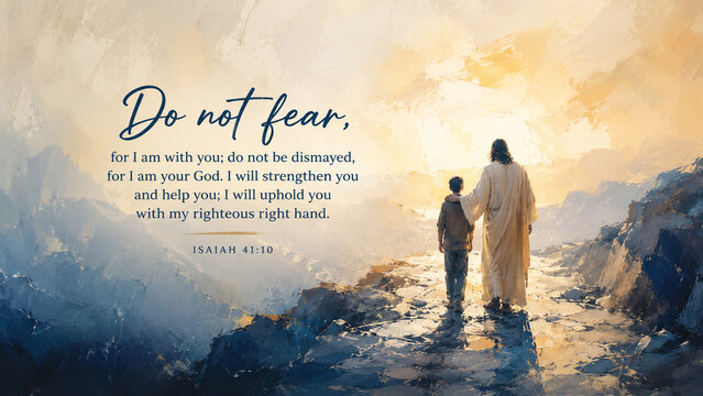 Do Not Fear &ndash; God Is With You, Inspirational Christian Faith and Hope isaiah 41:10