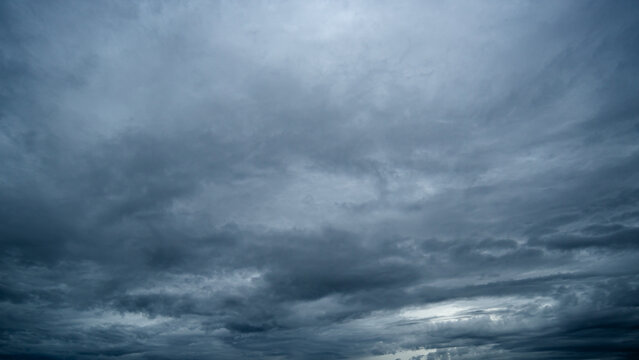 Dark sky with stormy clouds. Dramatic sky rain,Dark clouds before a thunder-storm,clouds before rain