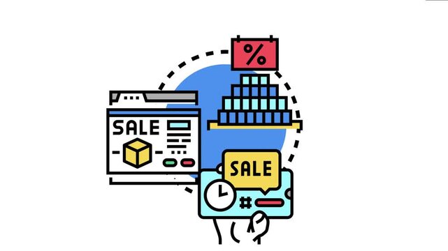 Bulk buy discount offer concept representing price reduction for large quantity purchases, utilizing online shopping and mobile commerce platforms for retail sales promotion