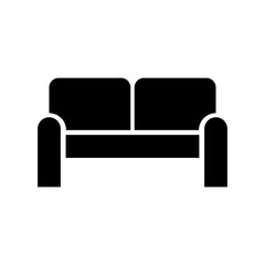 Fototapeta premium Minimalist Sofa Furniture Icon