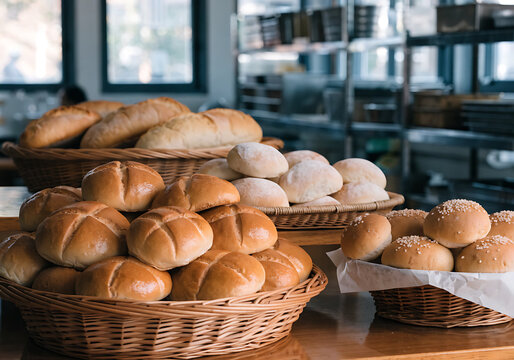 Indian bakery bread display