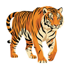 Fototapeta premium Tiger Graphic Illustration