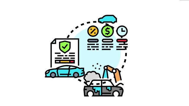 Auto insurance coverage securing vehicle protection, financial compensation for damage, and accident repair, outlining policy terms, premium calculations, and service benefits