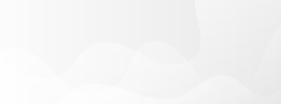 Soft Abstract White Background with Elegant Flowing Waves and Minimalist Gradient Texture Design
