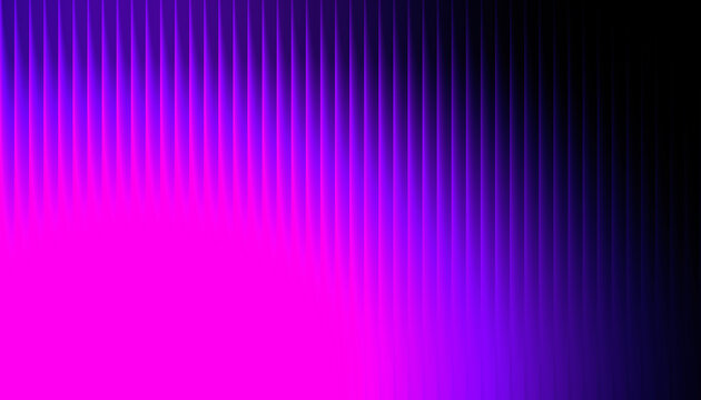 Abstract background with vertical lines and vibrant neon purple and pink gradient lighting effects