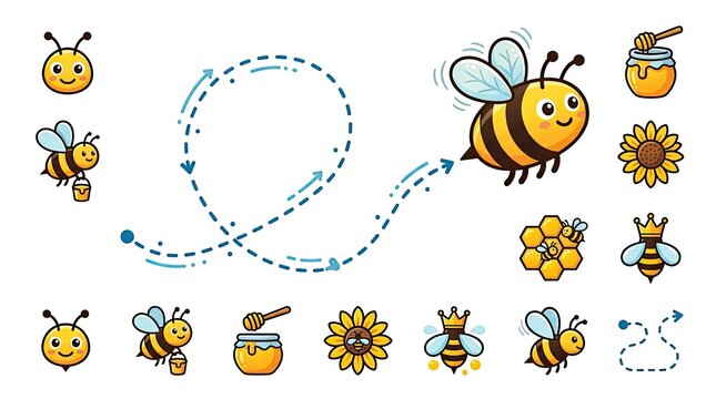 bees and flowers
