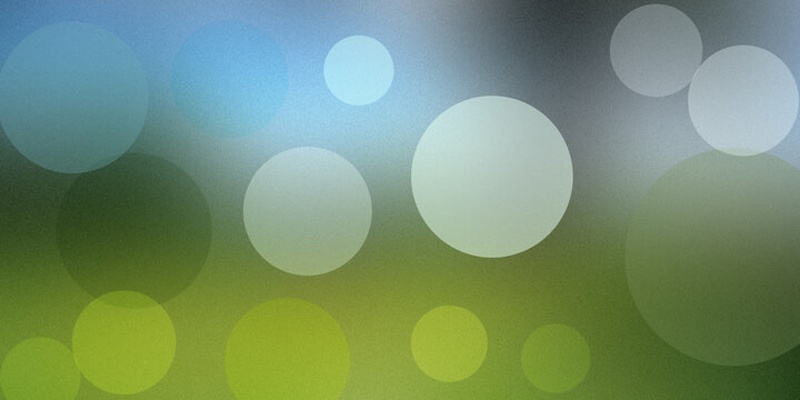 Abstract blue green bokeh background with large blurred circles perfect for soft focus digital designs and wallpapers.
