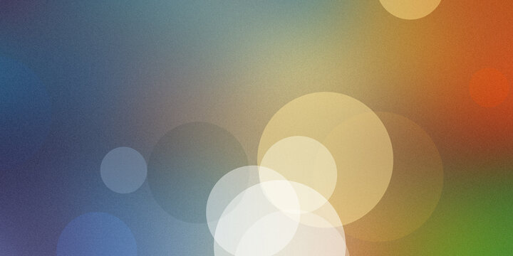 Abstract blurred circles overlay with golden yellow blue green colors perfect for digital backgrounds and graphic design.