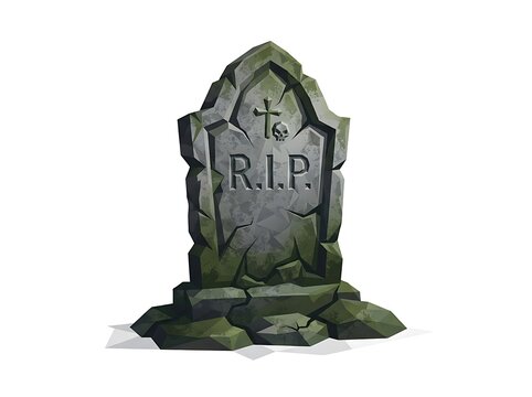 Tombstone rip headstone stone marker