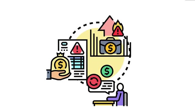 Business hand managing financial assets for cash inflows and liquidity operations, mitigating risks and ensuring stable financial flow with strategic planning