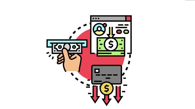 Financial system enabling users to withdraw money from various sources, moving funds from an online account to tangible cash or a credit card for immediate spending