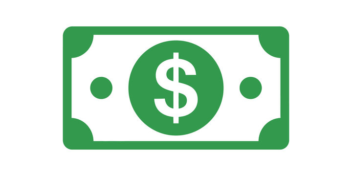 Green dollar bill icon representing financial growth and cash management.