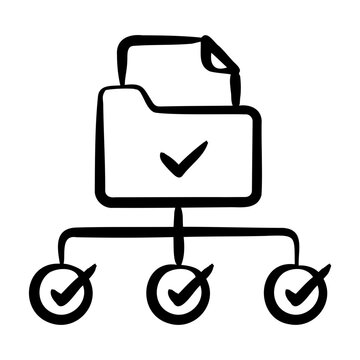 Structured Data Icon - Handdrawn