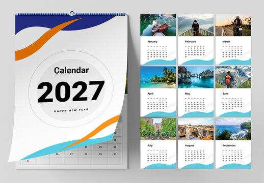 Propessional 2027 Calendar Template