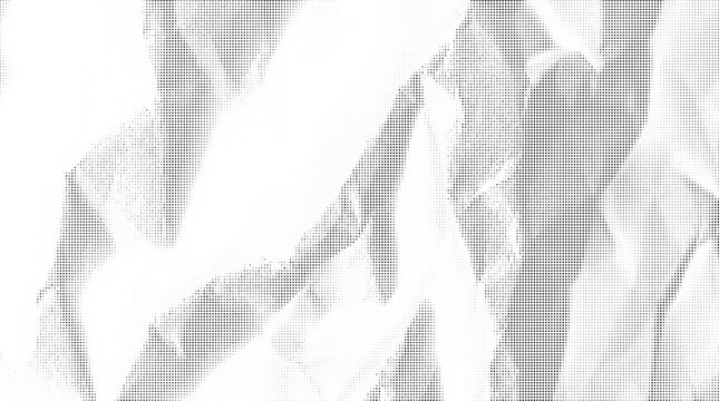 Halftone Dots Folded Paper Texture Vector Graphic Background