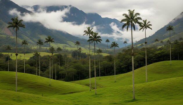 Cocora Valley Rolling Green Meadows