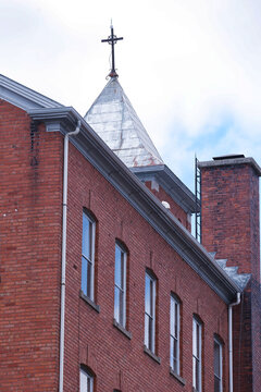 brick building