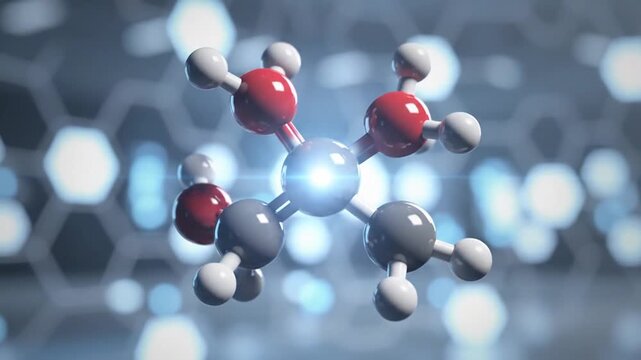 Molecular structure atom bond science chemistry