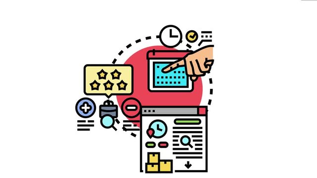 Person interacting with a calendar and timeline, managing software updates, rating changes, and version control for product development and maintenance