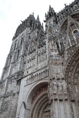gothic cathedral in rouen in normandy in france  © frdric