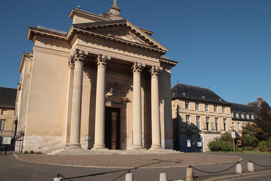 sainte-madeleine church in rouen in normandy in france 