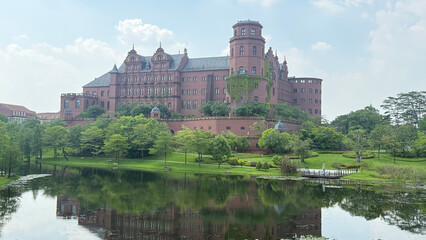 Fototapeta premium castle on the river