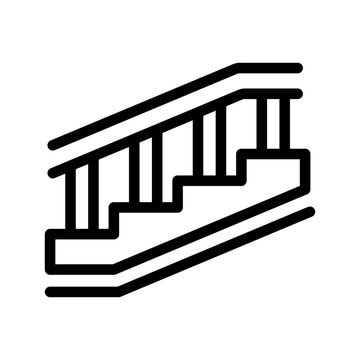 Stairs Icon Vector Symbol Design Illustration